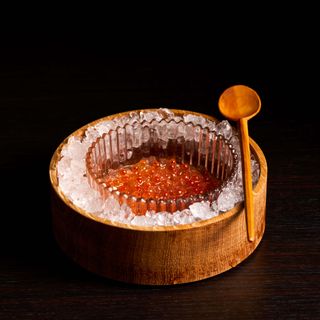 Terre tuna belly in wooden bowl