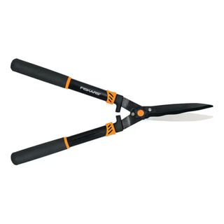 Fiskars 22 in. Wavy-blade Hedge Shears with Adjustable Blades