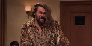 Jason Momoa Shirtless SNL Sketch