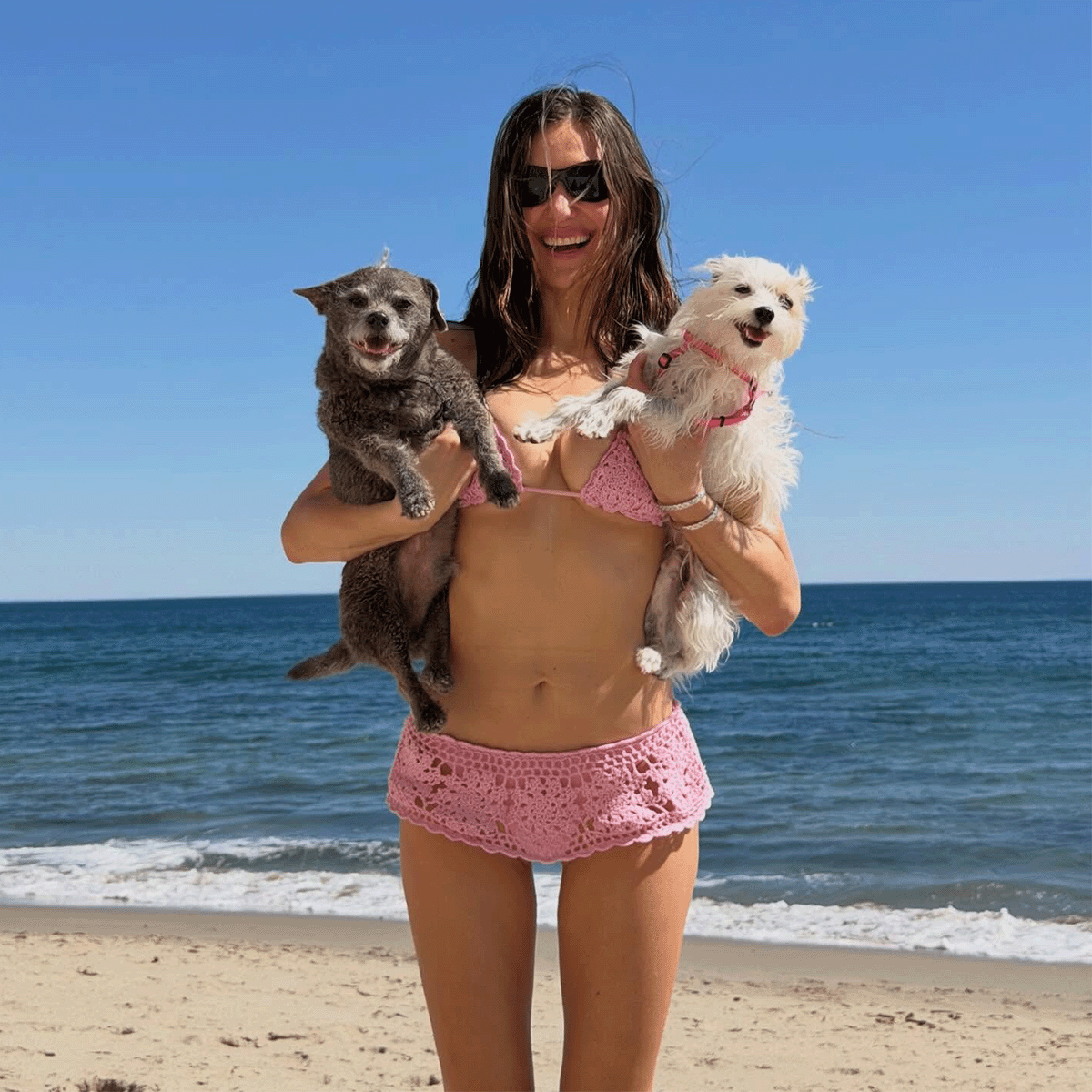 Devon Lee Carlson wearing Frankies Bikinis.