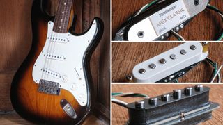 Strat mods: the Tonerider Apex Classic offers humcanceling single-coils for the Strat in your life.