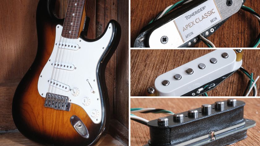 Strat mods: the Tonerider Apex Classic offers humcanceling single-coils for the Strat in your life.