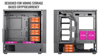 AeroCool Cipher case with 16 drive bays