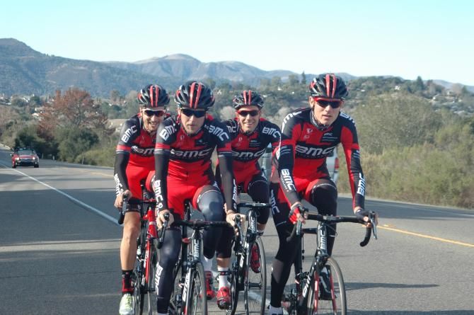 Tejay van Garderen, Taylor Phinney, Pete Stetina and Larry Wabasse