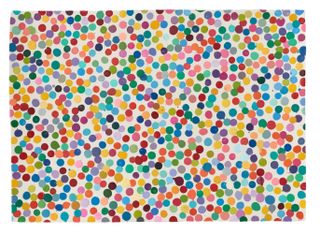 Image of art with dots on