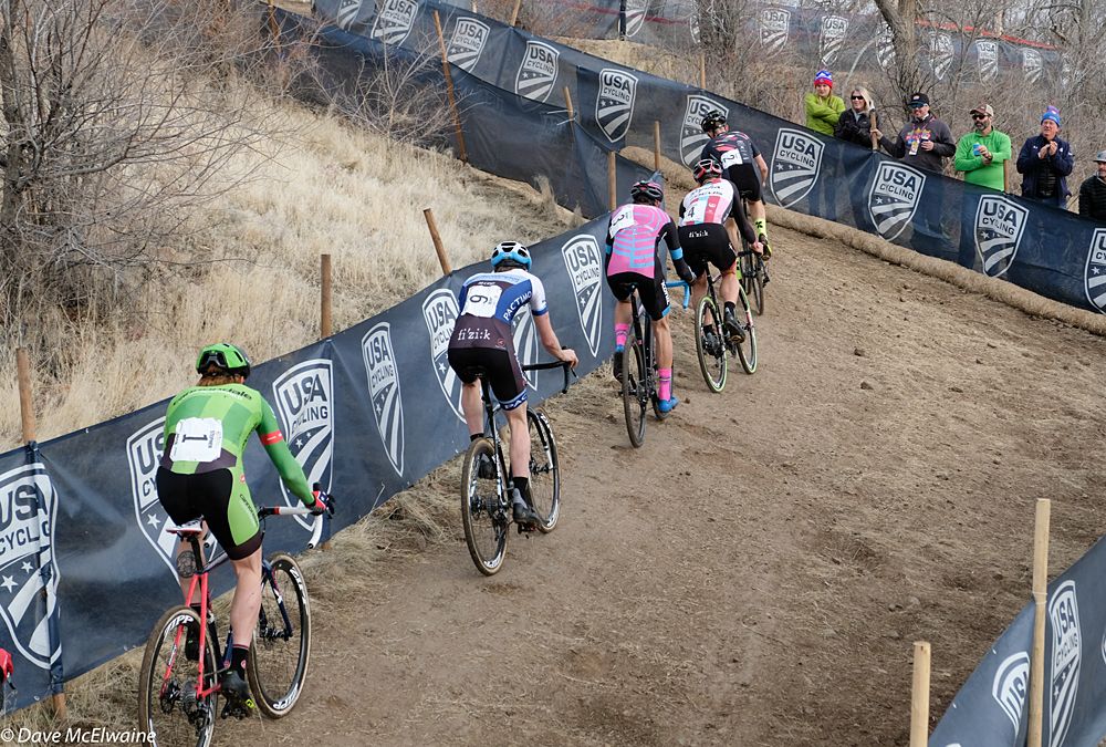 A select group of five led by Ortenblad tackle one of the steeper climbs
