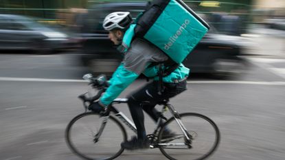 Deliveroo delivery rider