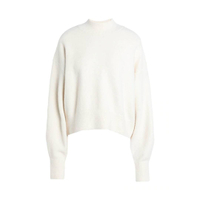 &amp; Other Stories Mock Neck Sweater in Off White, was £35 now £29.75 | ASOS