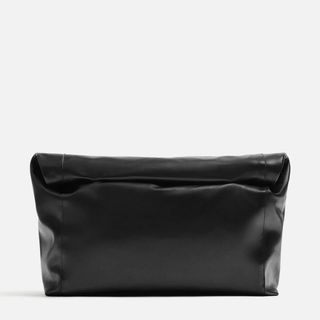 Zara XXL Black Clutch Bag