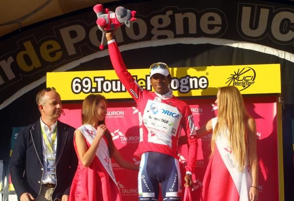 Daniel Teklehaimanot (Orica-GreenEdge) took the first mountains jersey in Poland