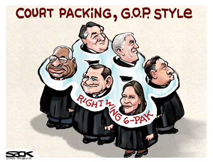 Political Cartoon U.S. GOP SCOTUS&nbsp;
