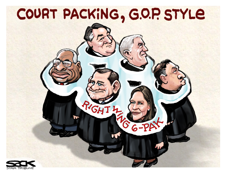 Political Cartoon U.S. GOP SCOTUS&amp;amp;nbsp;