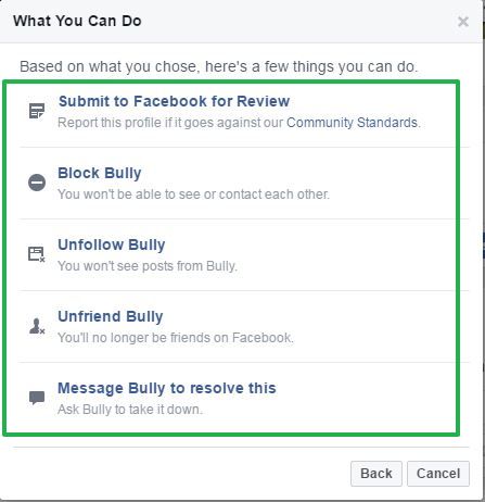 facebook report abuse number