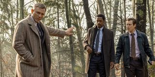 Daniel Craig, Lakeith Stanfield and Noah Segan in Knives Out