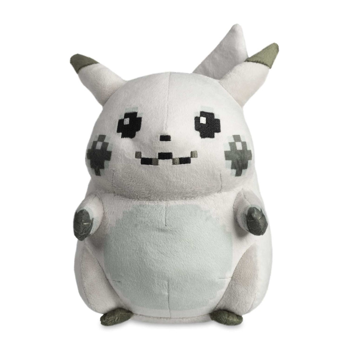 Pikachu 1996 style plushie on a plain background