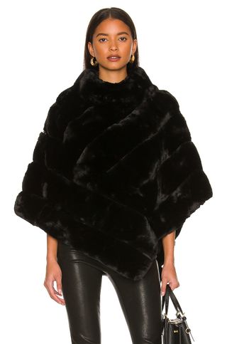 Adrienne Landau Faux Fur Wrap