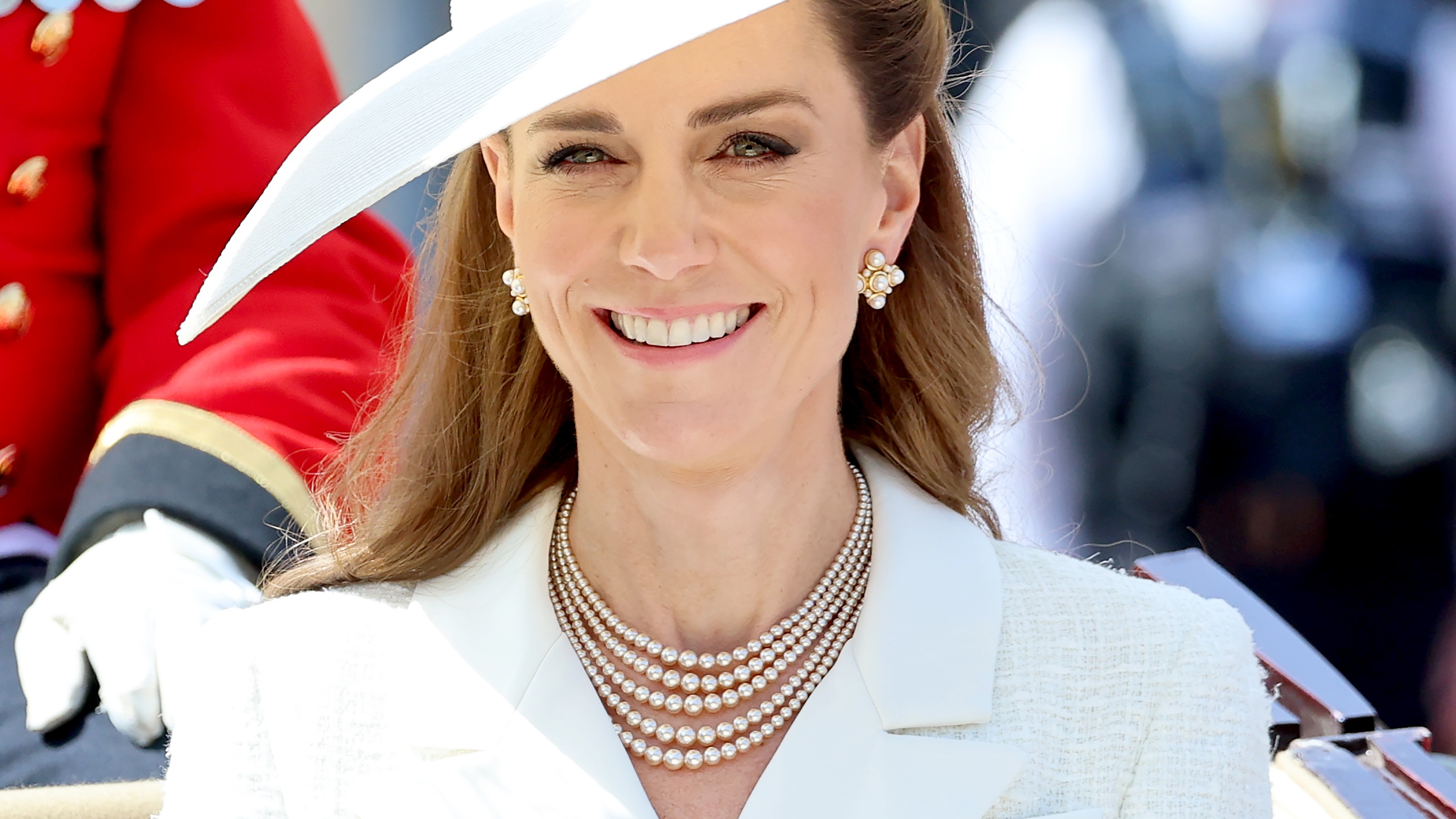 Catherine, Princess of Wales attends the Order of the Garter service at St. George's Chapel, Windsor Castle on June 16, 2025