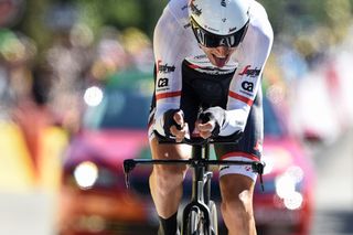 Bauke Mollema (Trek-Segafredo) finished sixth in the stage 13 time trial and moved to second overall in the 2016 Tour de France.