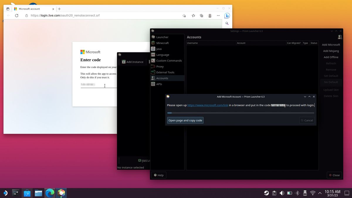 How to play Minecraft on Steam Deck: Prism Launcher guide for Java v1 ...