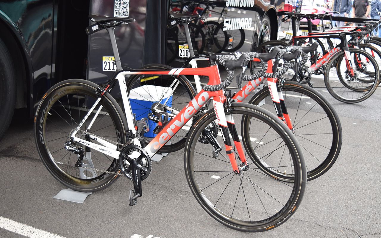 Tom Dumoulin's Cervelo R5 for the Criterium du Dauphine