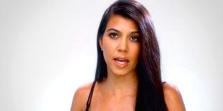 Kourtney Kardashian speechless face on KUWTK