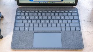 The Microsoft Surface Go 3's Type Cover keyboard
