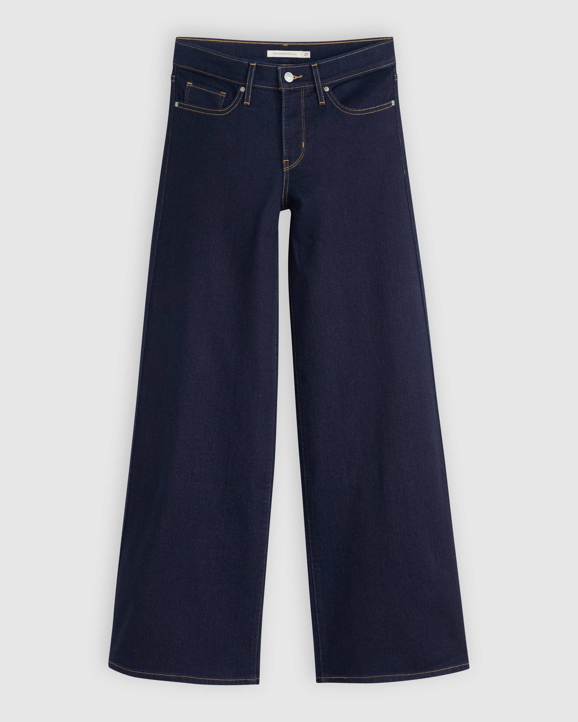 levi, 318 Shaping Wide Leg Jeans