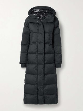 Alliston Hooded Quilted Ripstop Down Coat