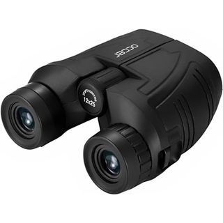 Compact Black Binoculars for Adults and Kids 