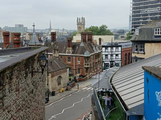 A photo of a cityscape at 2x zoom