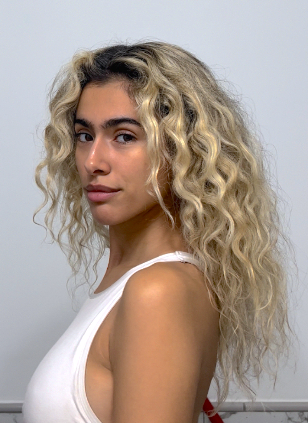 Adrianne, a Marie Claire Tester, after testing John Frieda Luminous Color Glaze Clear Shine