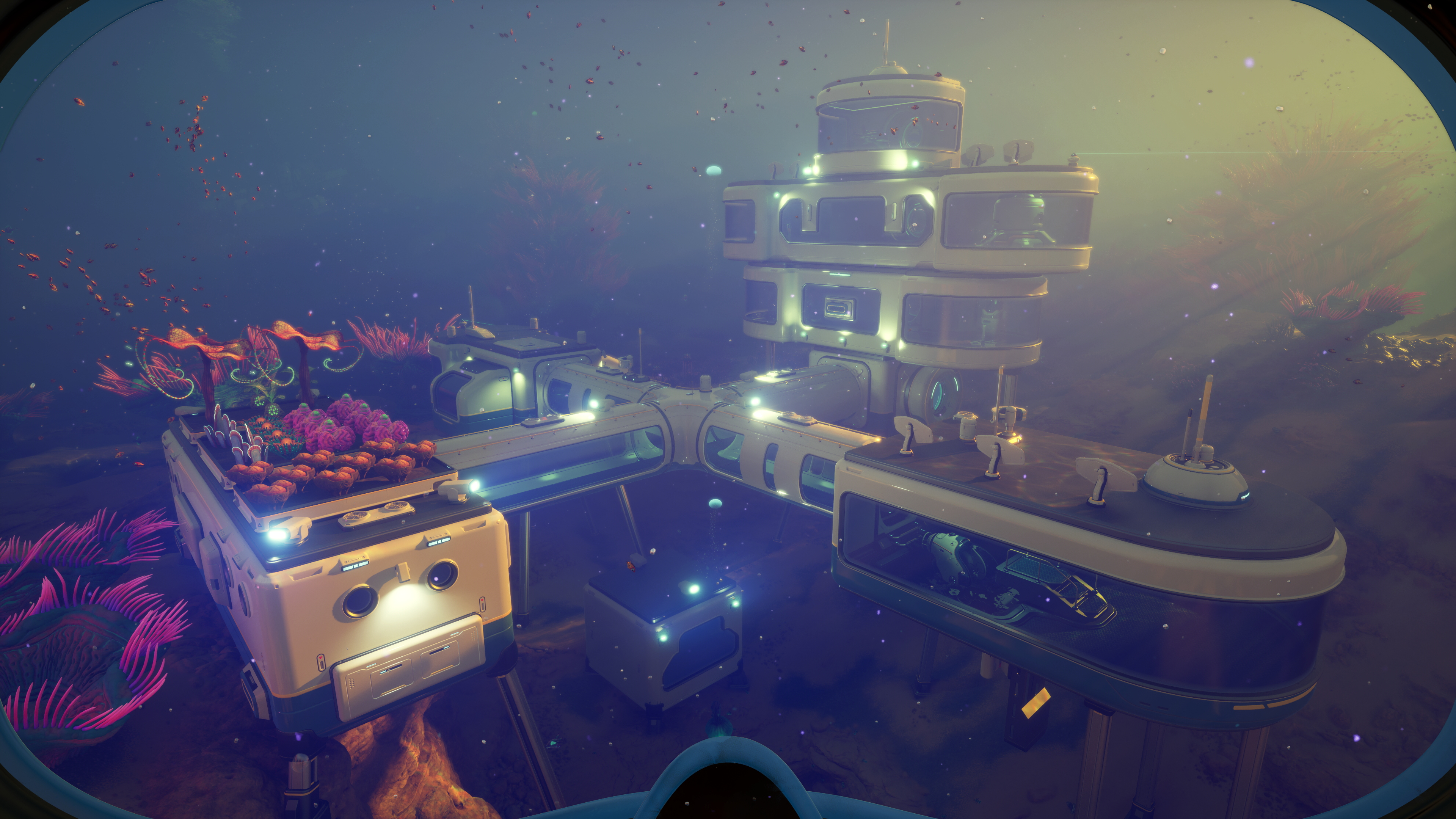 Screens from sea exploration game Subnautica 2