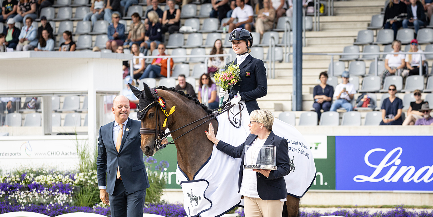 Annabella Pidgley and Espe at Aachen 2023