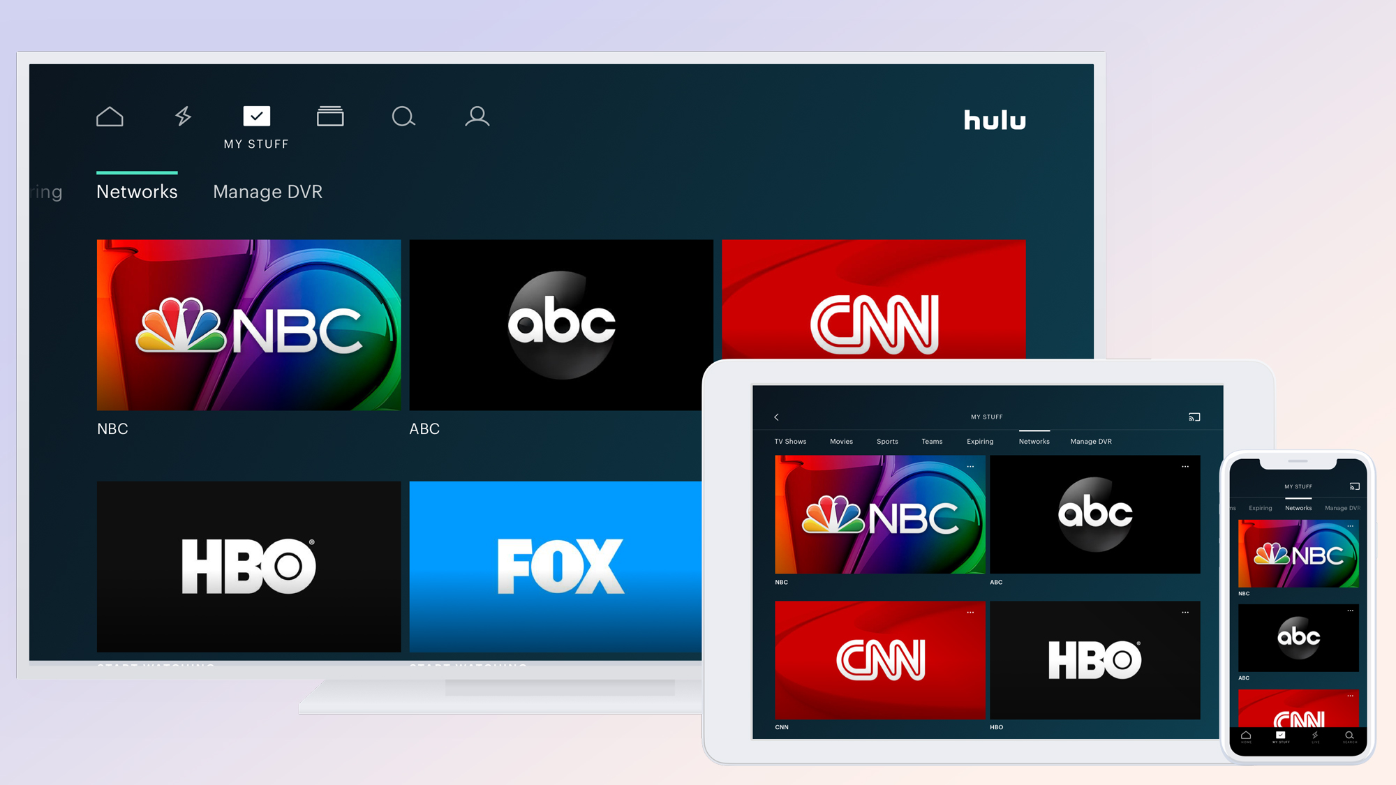TV channels you can stream on Hulu with Live TV on a TV, tablet and phone