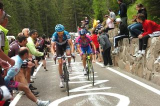 Hesjedal and Scarponi broke clear and dropped Rodriguez and Basso