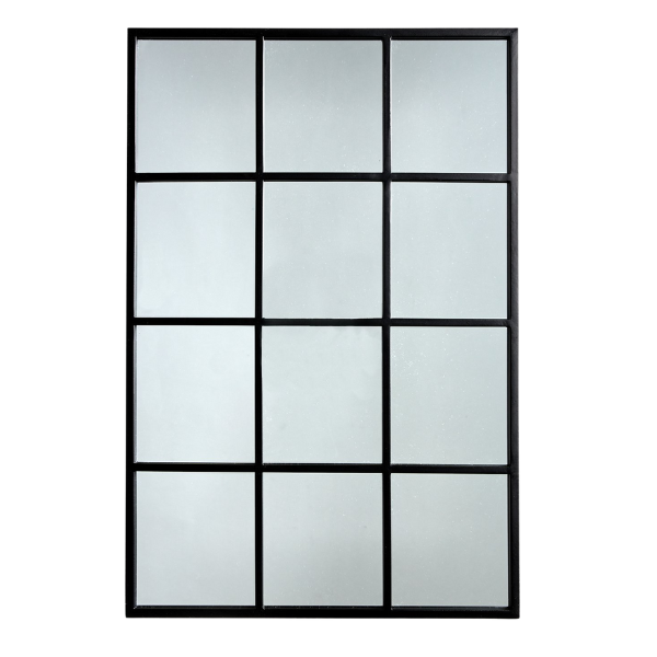 Habitat, Iron Window Pane Mirror Frame