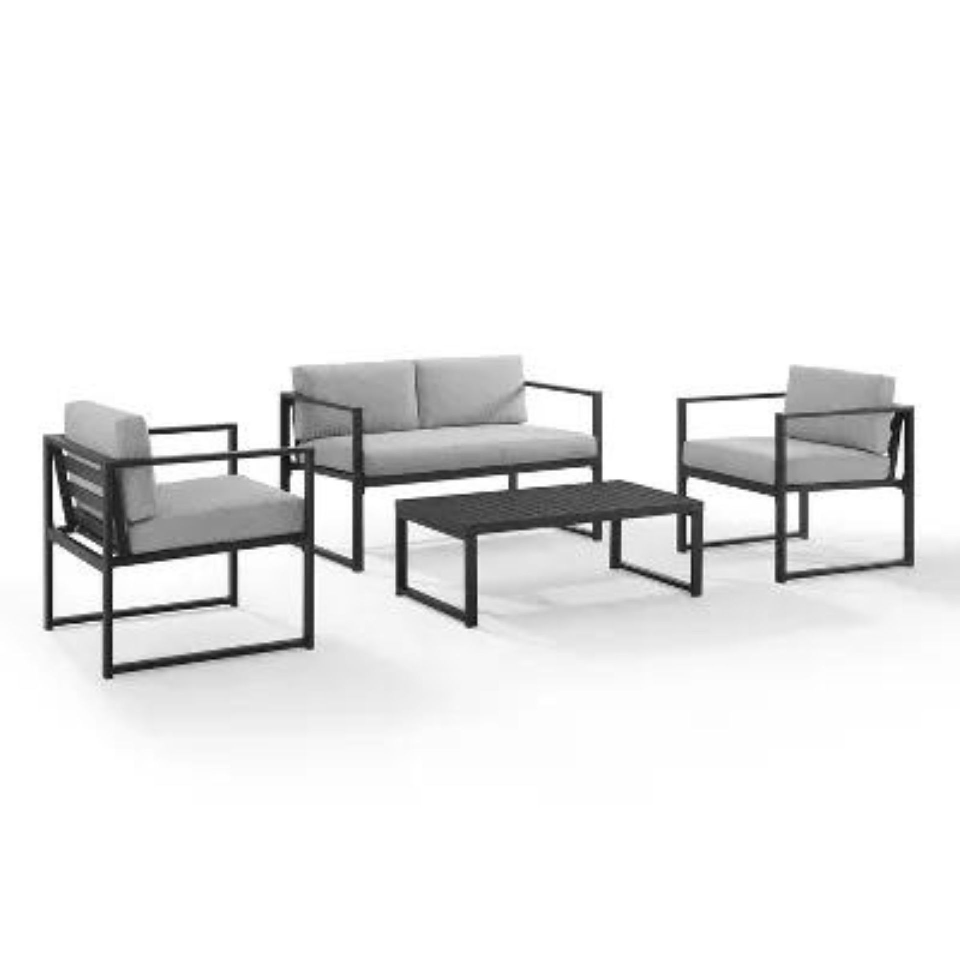 Hamilton Outdoor Conversation Set against a white background.