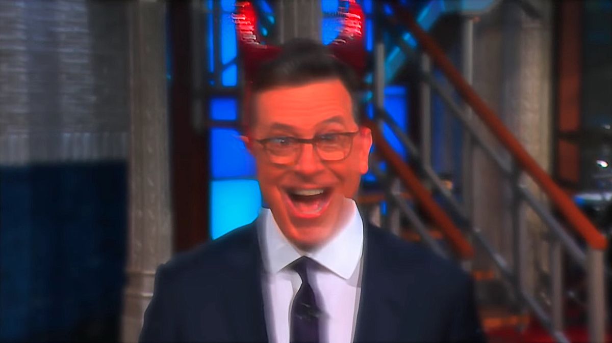 Stephen Colbert highlights the absurdity of Trump blaming Democrats for ...