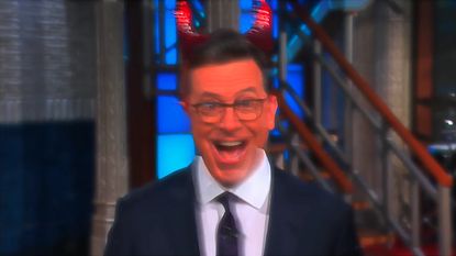 Stephen Colbert gives Trump and the Devil their due