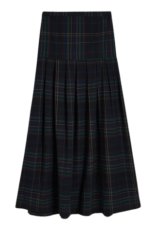 Maxi Skirt With Viscose and Wool Blend