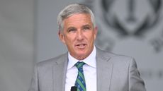 Jay Monahan speaks at the Memorial Tournament 