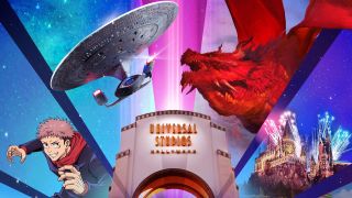 Universal Fan Fest Nights Promo image including Star Trek, Harry Potter, and Dungeons and Dragons