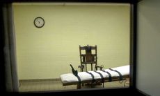 The death chamber at the Southern Ohio Correctional Facility circa 2001.