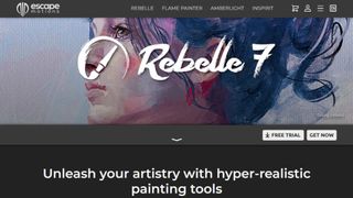 Rebelle website screenshot.