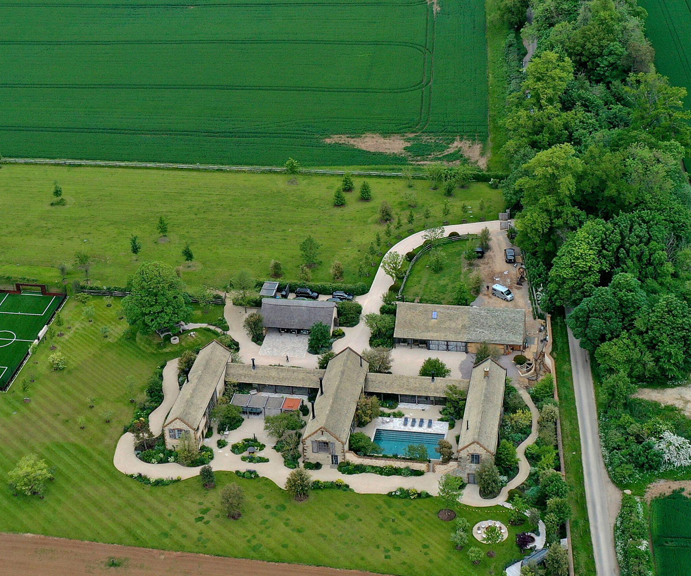 The Beckhams' Cotswold estate and David's beekeeping habit Homes