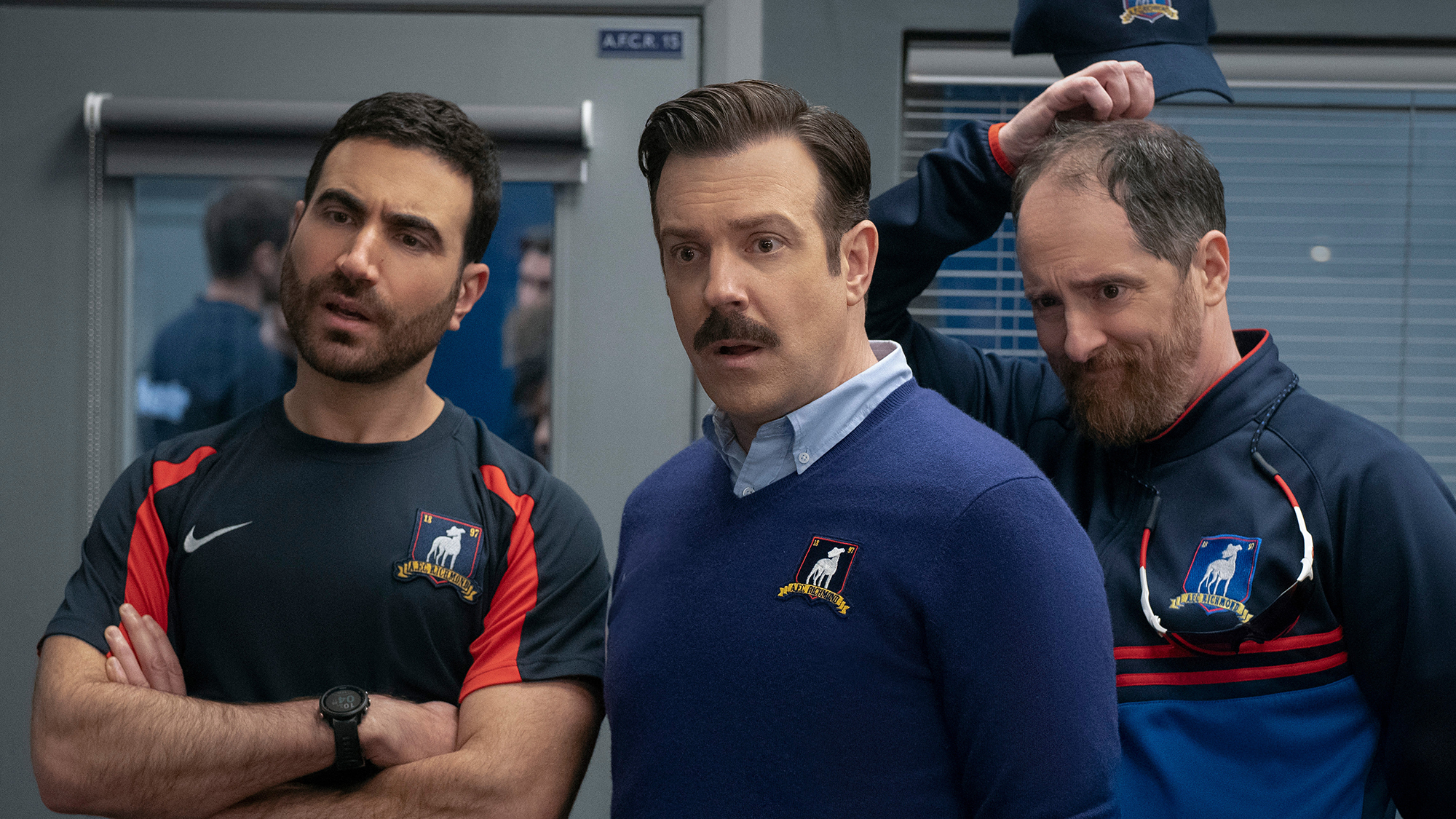 INTIMO Pigiama Camicia Da Notte Uomo Ted Lasso – 'Team Lasso' Morbido Girocollo, Ufficiale