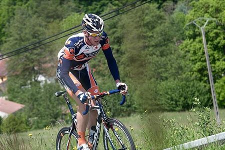 Clinton Avery (Champion System Pro Cycling Team) on the attack
