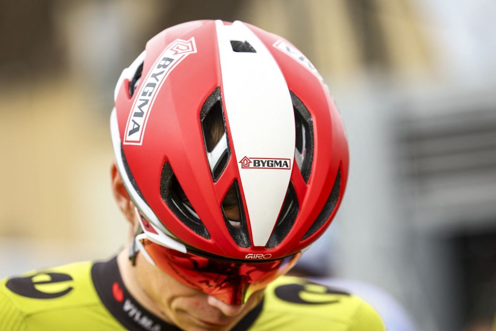 Danish Jonas Vingegaard Hansen of Team Visma-Lease a Bike pictured before the first stage of 83th edition of the Paris-Nice cycling race, from and to Le Perray-en-Yvelines (156,5km), Sunday 09 March 2025. BELGA PHOTO DAVID PINTENS (Photo by DAVID PINTENS / BELGA MAG / Belga via AFP)