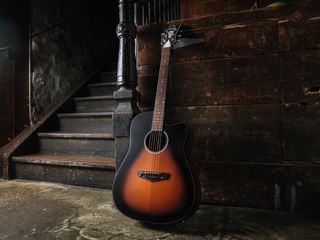 A D'Angelico Premier LS acoustic in Satin Vintage Sunburst