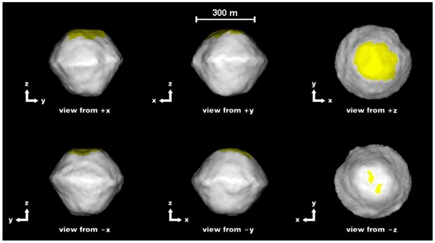 A shape model of the near-Earth asteroid 2008 EV5, which is the leading target for NASA&#039;s Asteroid Redirect Mission.